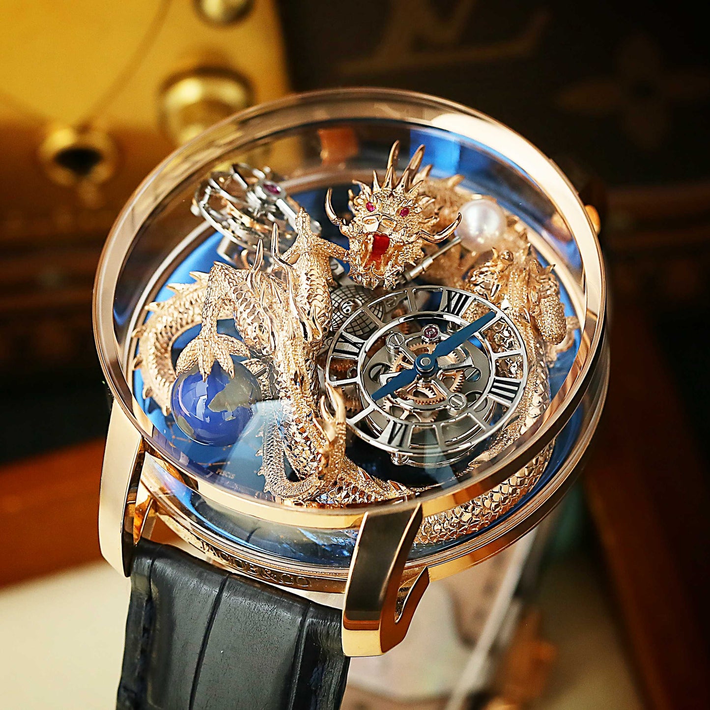 Jacob & Co. Astronomia Tourbillon "Golden Dragon & Pearl"
