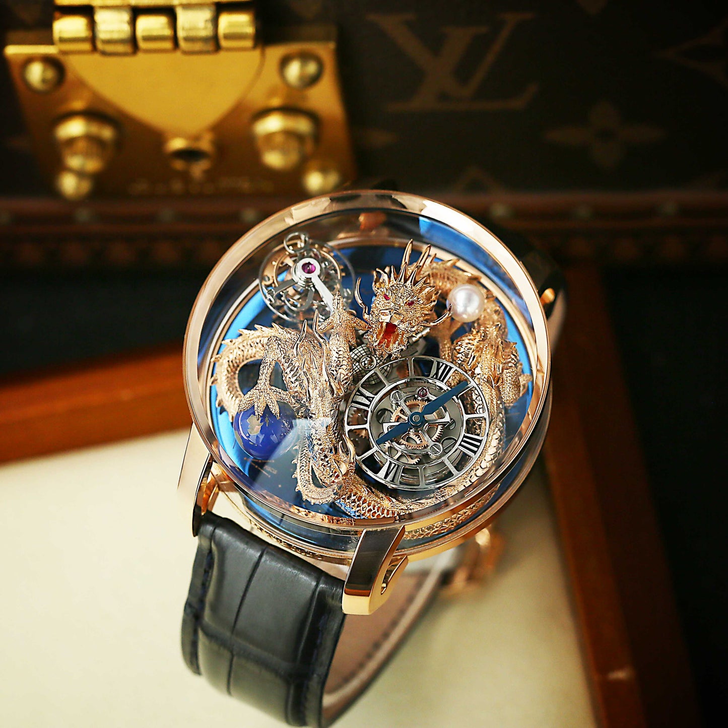 Jacob & Co. Astronomia Tourbillon "Golden Dragon & Pearl"