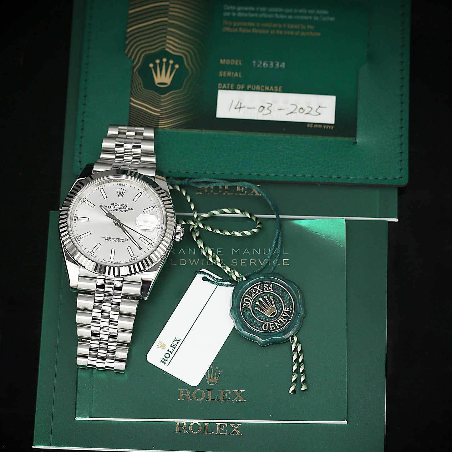 Rolex Datejust 41 Ref. 126334(Unworn)