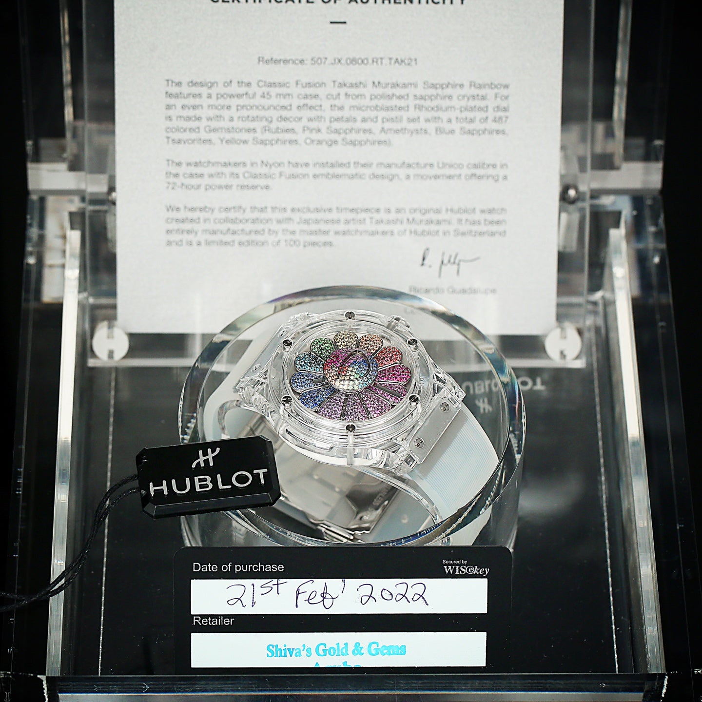 Hublot Sunflower Classic Fusion 507.JX.0800.RT.TAK21
