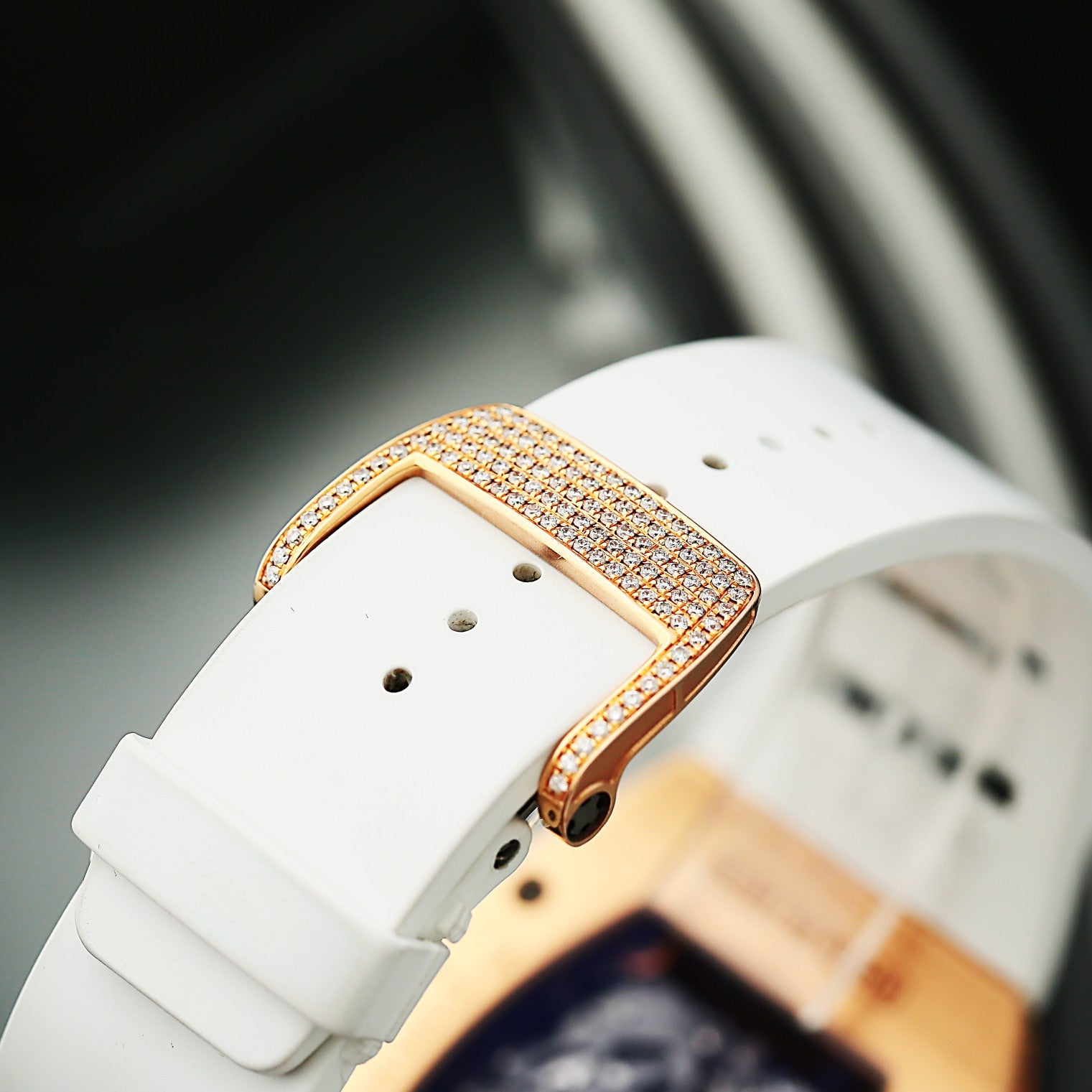 Richard Mille  010 Original Case with Diamonds After Procession