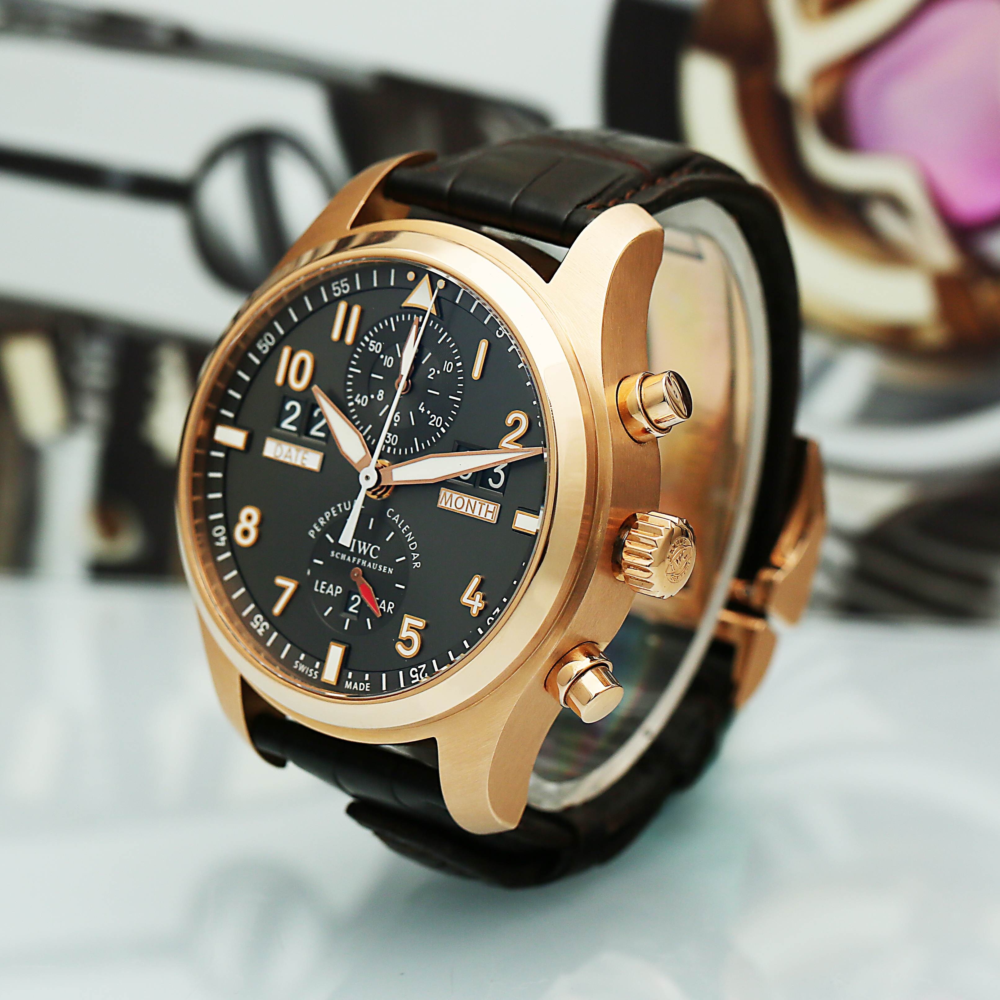 IWC Pilot's Watch Chronograph Ref. IW379105 (18K Rose Gold)